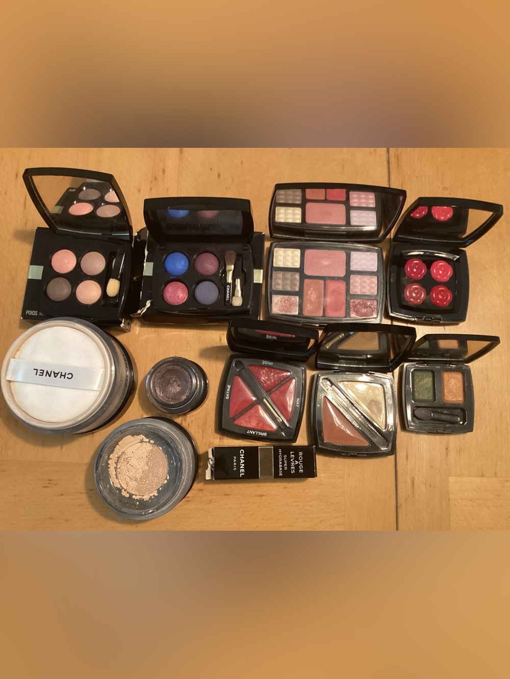 CHANEL Eyeshadow & Lip Palette Collection — Pink, Red, Blue, Purple, Gold